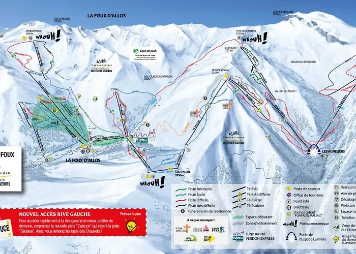 La Foux D'allos, 20m2, Loggia, 5 Personnes